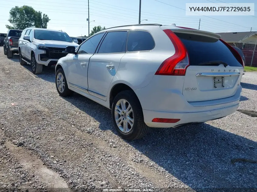 2015 Volvo Xc60 T5 VIN: YV440MDJ7F2729635 Lot: 45562651