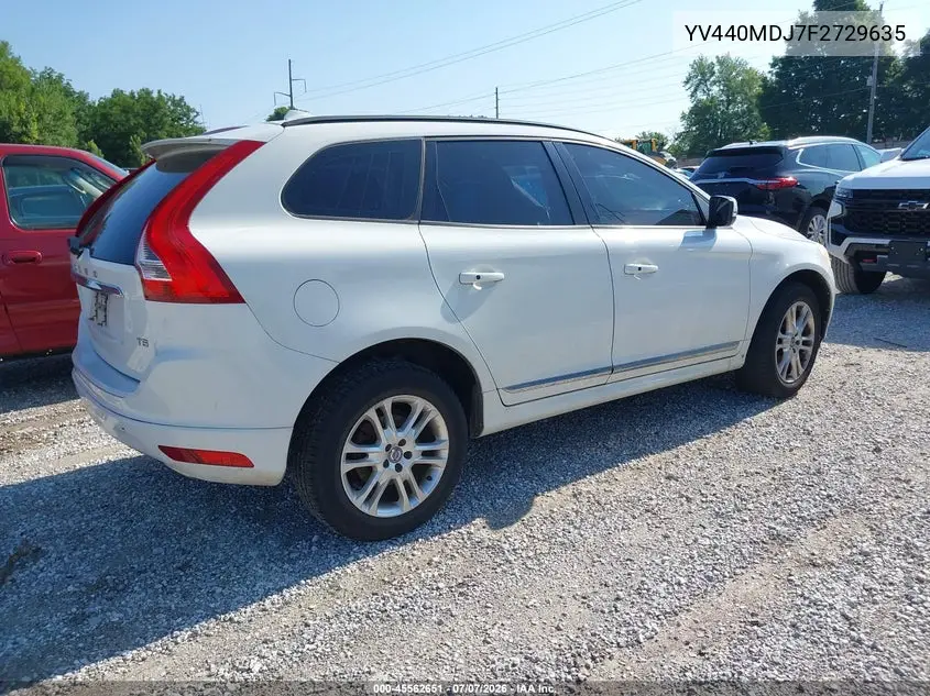 2015 Volvo Xc60 T5 VIN: YV440MDJ7F2729635 Lot: 45562651