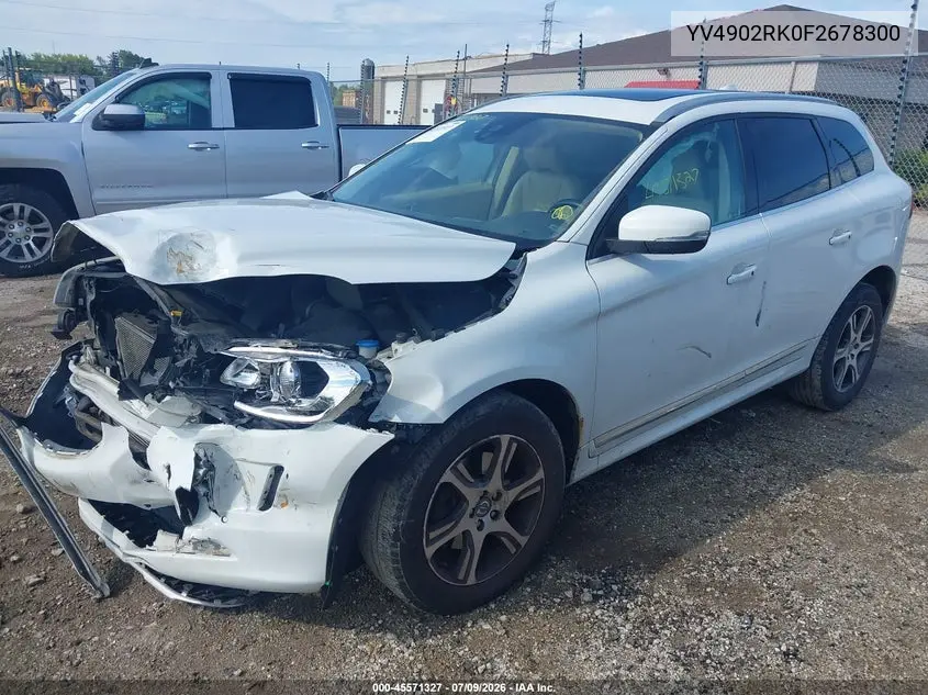 2015 Volvo Xc60 T6 VIN: YV4902RK0F2678300 Lot: 45571327