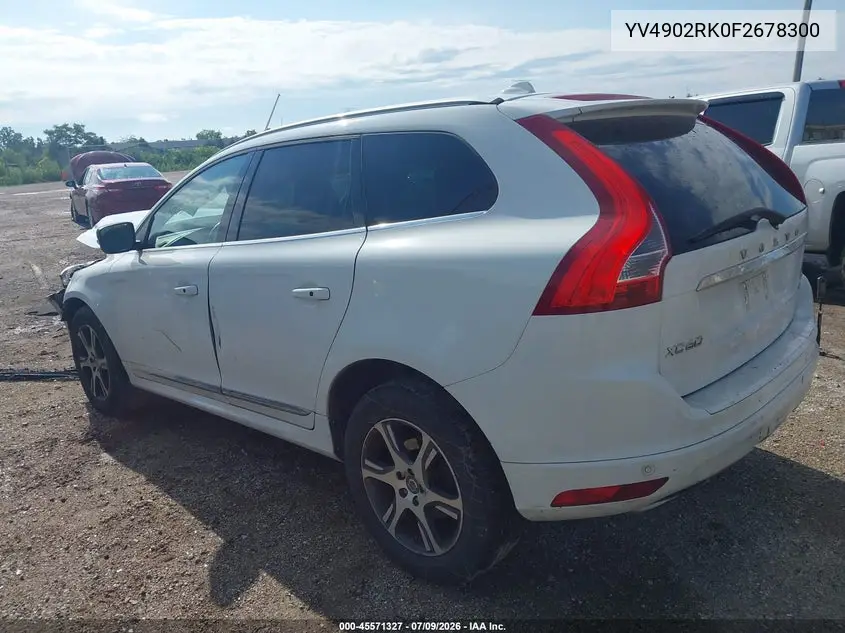 2015 Volvo Xc60 T6 VIN: YV4902RK0F2678300 Lot: 45571327