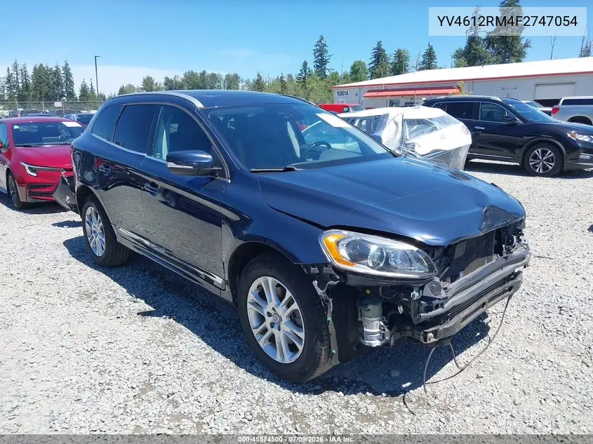 2015 Volvo Xc60 T5 Platinum VIN: YV4612RM4F2747054 Lot: 45574500