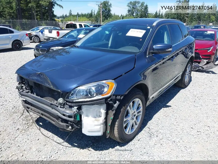 2015 Volvo Xc60 T5 Platinum VIN: YV4612RM4F2747054 Lot: 45574500
