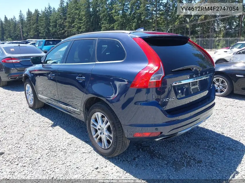 2015 Volvo Xc60 T5 Platinum VIN: YV4612RM4F2747054 Lot: 45574500