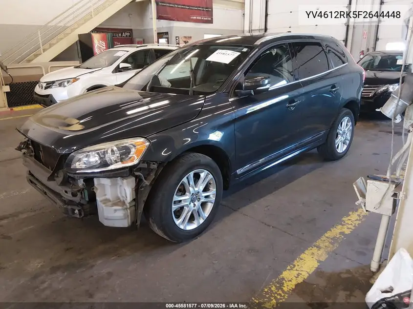 2015 Volvo Xc60 T5/T5 Premier VIN: YV4612RK5F2644448 Lot: 45581577