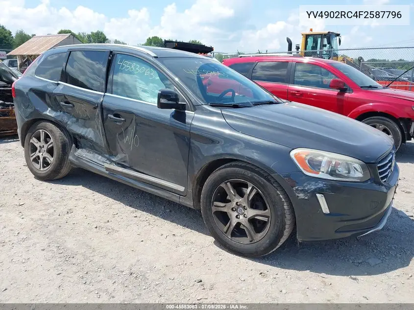 2015 Volvo Xc60 T6 Premier Plus VIN: YV4902RC4F2587796 Lot: 45583063