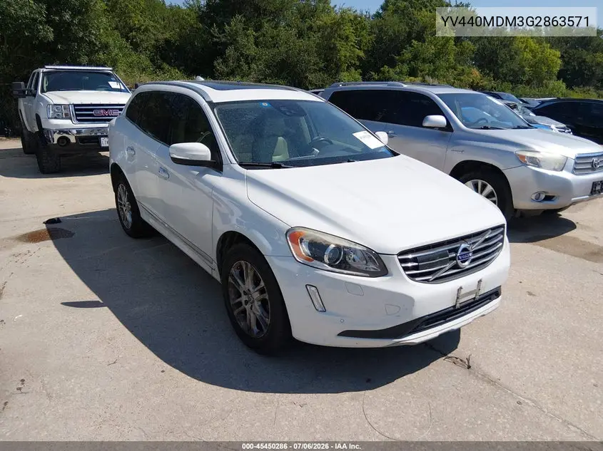 2016 Volvo Xc60 T5 Drive-E Platinum VIN: YV440MDM3G2863571 Lot: 45450286