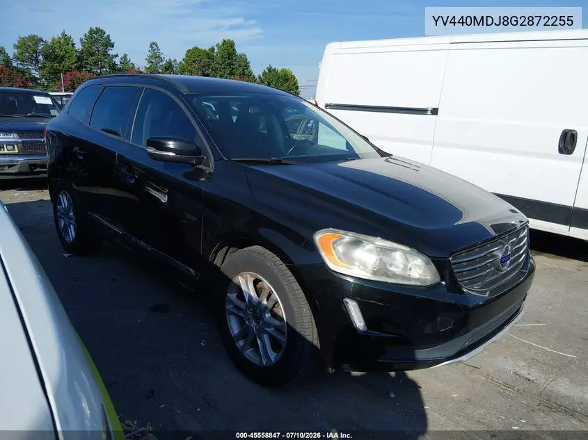 2016 Volvo Xc60 T5 Drive-E VIN: YV440MDJ8G2872255 Lot: 45558847