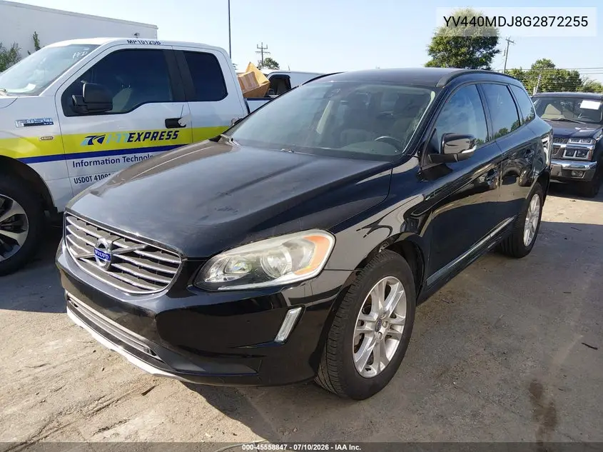 2016 Volvo Xc60 T5 Drive-E VIN: YV440MDJ8G2872255 Lot: 45558847