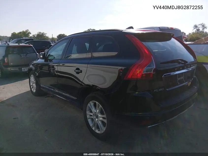 2016 Volvo Xc60 T5 Drive-E VIN: YV440MDJ8G2872255 Lot: 45558847