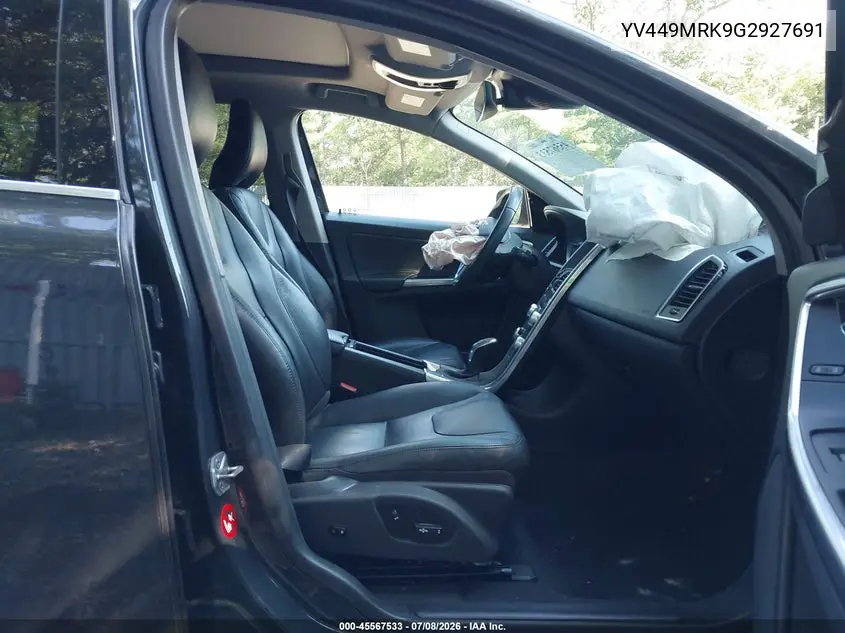 2016 Volvo Xc60 T6 Drive-E VIN: YV449MRK9G2927691 Lot: 45567533