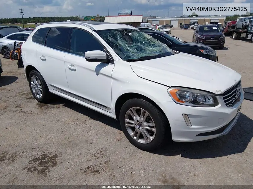 2016 Volvo Xc60 T5 Drive-E Premier VIN: YV440MDK3G2775425 Lot: 45586706