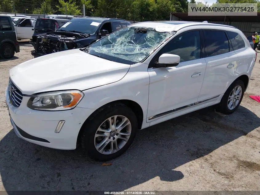 2016 Volvo Xc60 T5 Drive-E Premier VIN: YV440MDK3G2775425 Lot: 45586706
