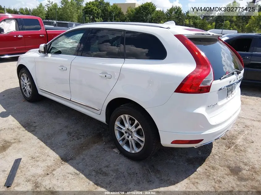 2016 Volvo Xc60 T5 Drive-E Premier VIN: YV440MDK3G2775425 Lot: 45586706