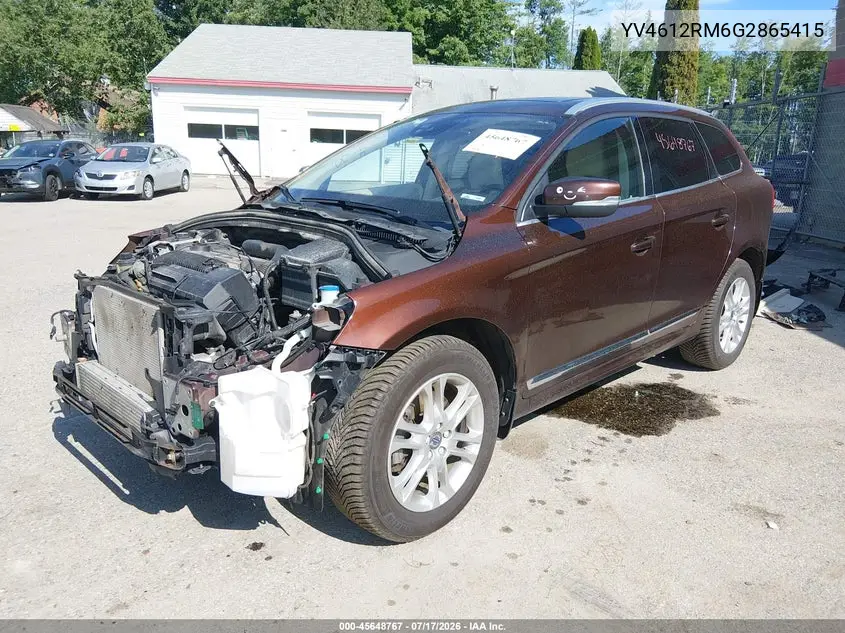 2016 Volvo Xc60 T5 Platinum VIN: YV4612RM6G2865415 Lot: 45648767