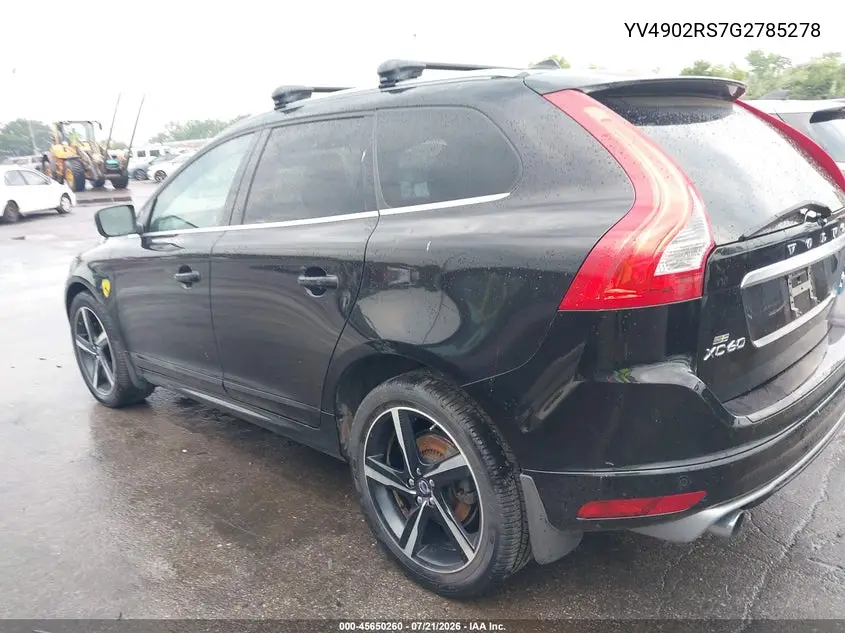 2016 Volvo Xc60 T6 R-Design Platinum VIN: YV4902RS7G2785278 Lot: 45650260