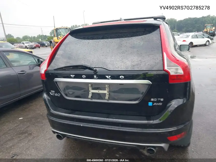 2016 Volvo Xc60 T6 R-Design Platinum VIN: YV4902RS7G2785278 Lot: 45650260
