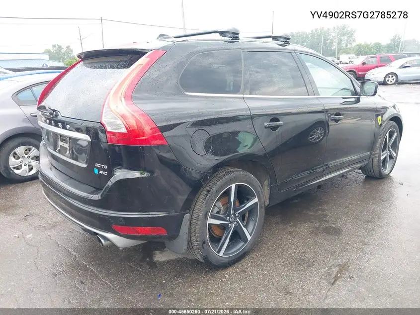 2016 Volvo Xc60 T6 R-Design Platinum VIN: YV4902RS7G2785278 Lot: 45650260