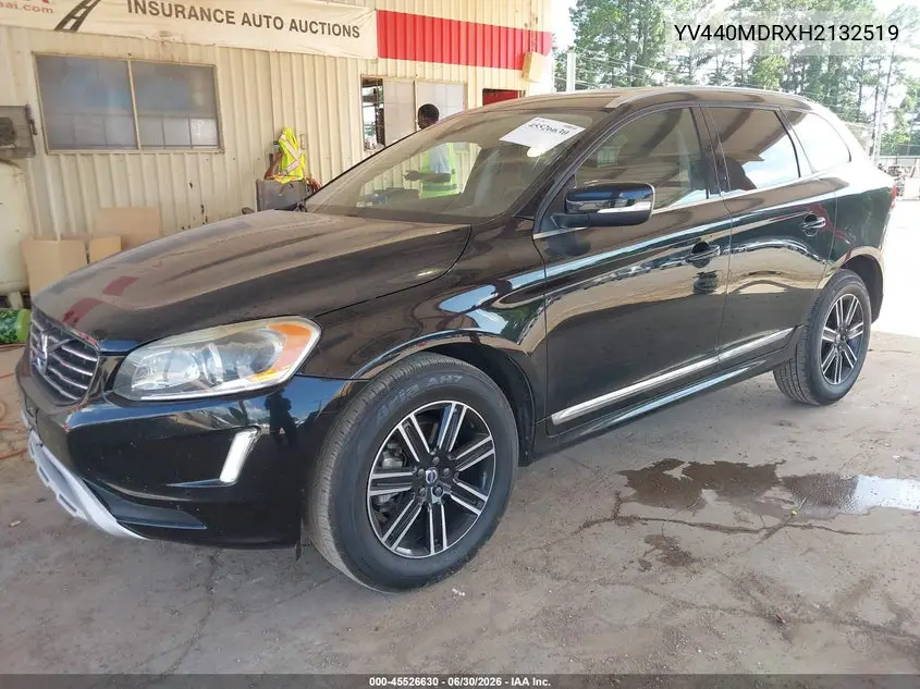 2017 Volvo Xc60 T5 Dynamic VIN: YV440MDRXH2132519 Lot: 45526630
