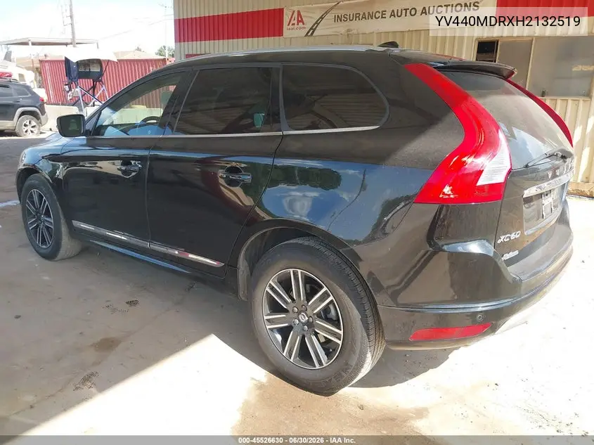 2017 Volvo Xc60 T5 Dynamic VIN: YV440MDRXH2132519 Lot: 45526630
