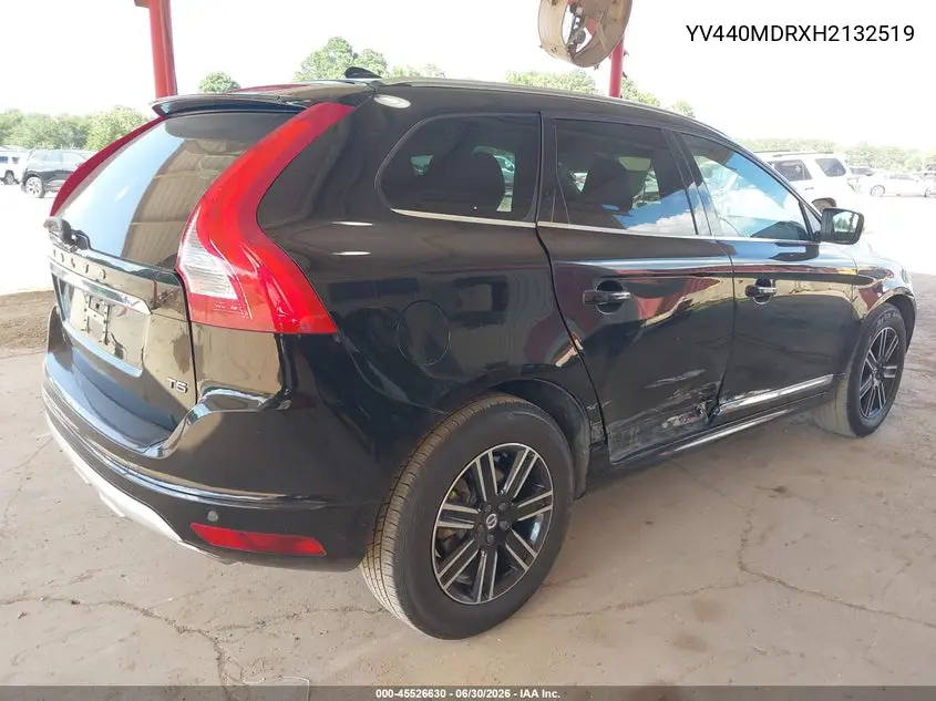 2017 Volvo Xc60 T5 Dynamic VIN: YV440MDRXH2132519 Lot: 45526630