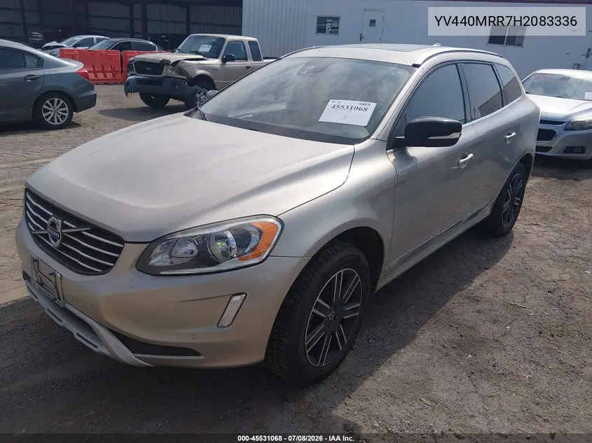 2017 Volvo Xc60 T5 Dynamic VIN: YV440MRR7H2083336 Lot: 45531068