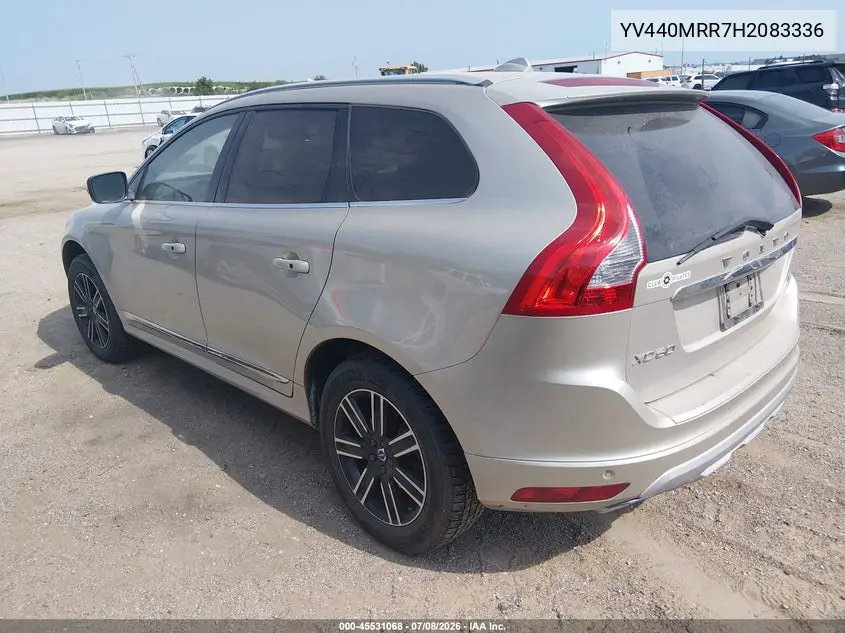 2017 Volvo Xc60 T5 Dynamic VIN: YV440MRR7H2083336 Lot: 45531068
