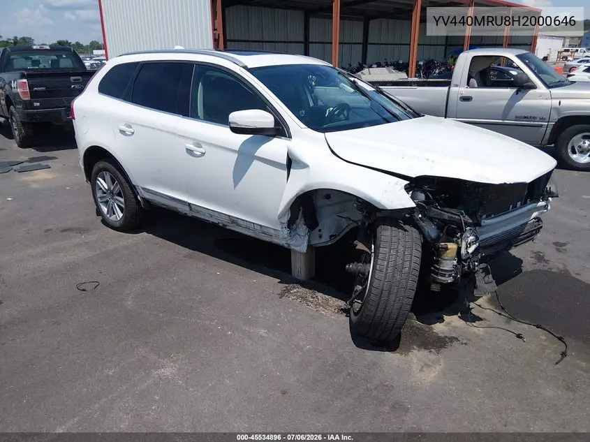 2017 Volvo Xc60 T5 Inscription VIN: YV440MRU8H2000646 Lot: 45534896