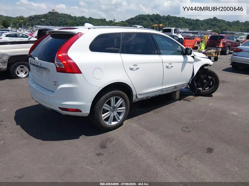 2017 Volvo Xc60 T5 Inscription VIN: YV440MRU8H2000646 Lot: 45534896