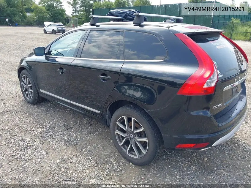 2017 Volvo Xc60 T6 Dynamic VIN: YV449MRR4H2015291 Lot: 45544733