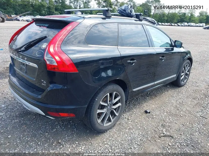 2017 Volvo Xc60 T6 Dynamic VIN: YV449MRR4H2015291 Lot: 45544733