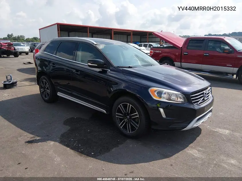 2017 Volvo Xc60 T5 Dynamic VIN: YV440MRR0H2015332 Lot: 45548745