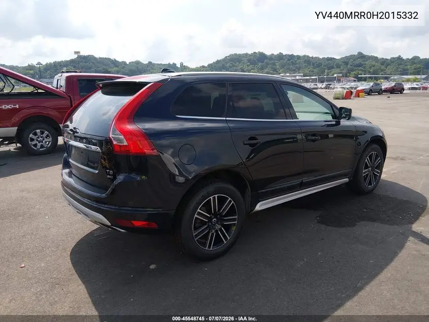 2017 Volvo Xc60 T5 Dynamic VIN: YV440MRR0H2015332 Lot: 45548745