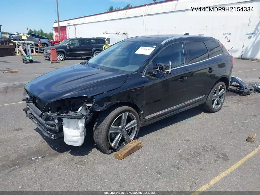 2017 Volvo Xc60 T5 Dynamic VIN: YV440MDR9H2154334 Lot: 45551336