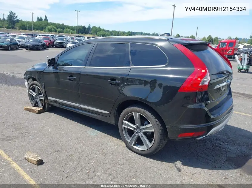 2017 Volvo Xc60 T5 Dynamic VIN: YV440MDR9H2154334 Lot: 45551336