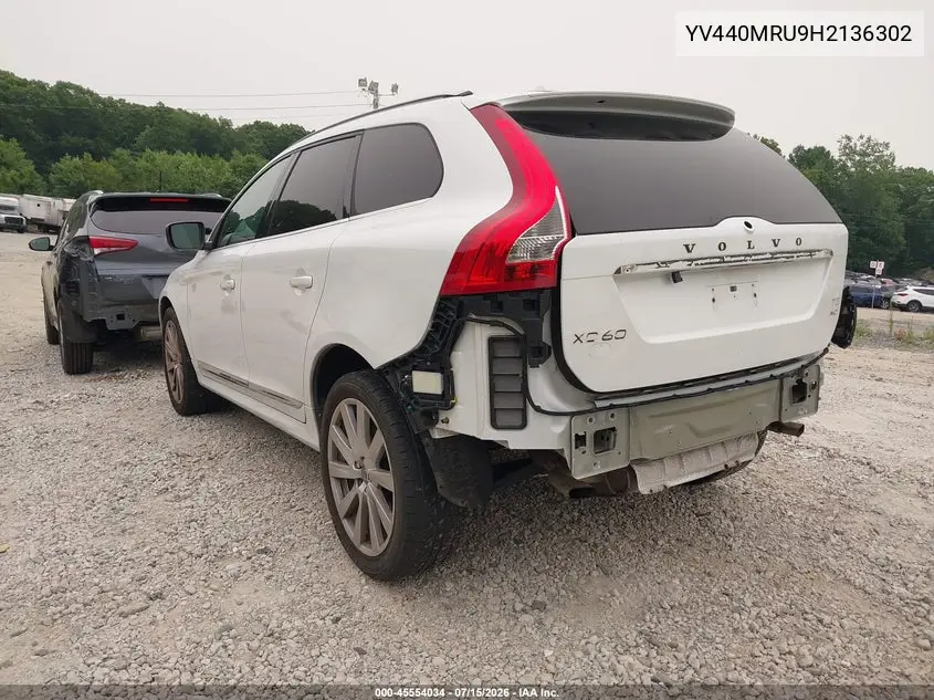 2017 Volvo Xc60 T5 Inscription VIN: YV440MRU9H2136302 Lot: 45554034