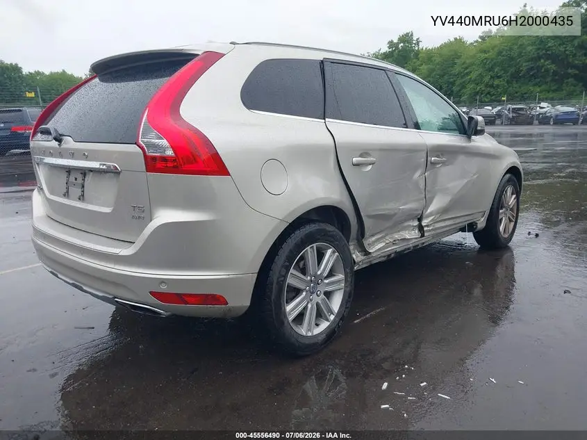 2017 Volvo Xc60 T5 Inscription VIN: YV440MRU6H2000435 Lot: 45556490