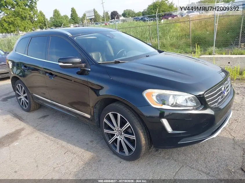 2017 Volvo Xc60 T6 Inscription VIN: YV449MRU7H2009392 Lot: 45584927