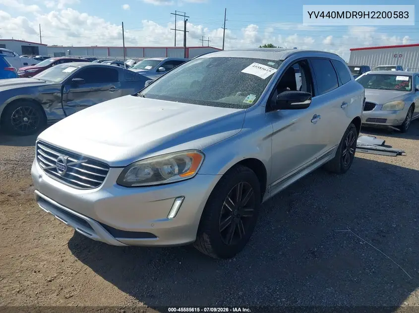 2017 Volvo Xc60 T5 Dynamic VIN: YV440MDR9H2200583 Lot: 45585615