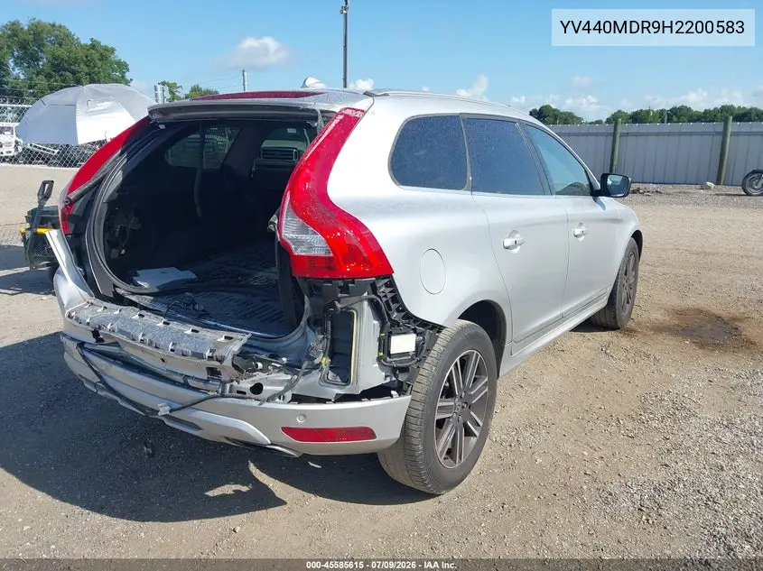 2017 Volvo Xc60 T5 Dynamic VIN: YV440MDR9H2200583 Lot: 45585615