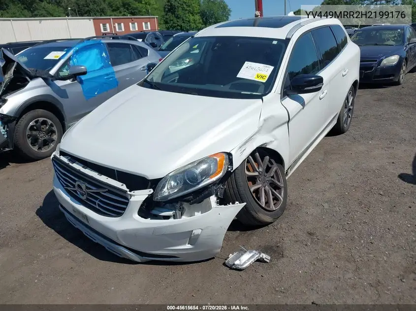 2017 Volvo Xc60 T6 Dynamic VIN: YV449MRR2H2199176 Lot: 45615654