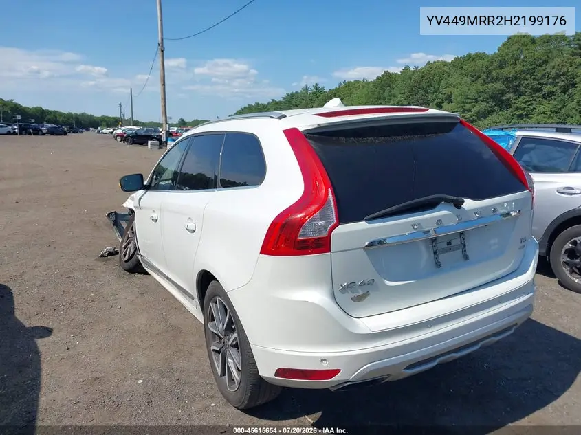2017 Volvo Xc60 T6 Dynamic VIN: YV449MRR2H2199176 Lot: 45615654