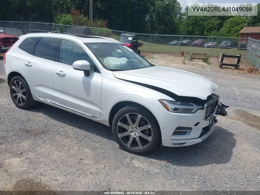 2018 Volvo Xc60 T6 Inscription VIN: YV4A22RL4J1049086 Lot: 45369863