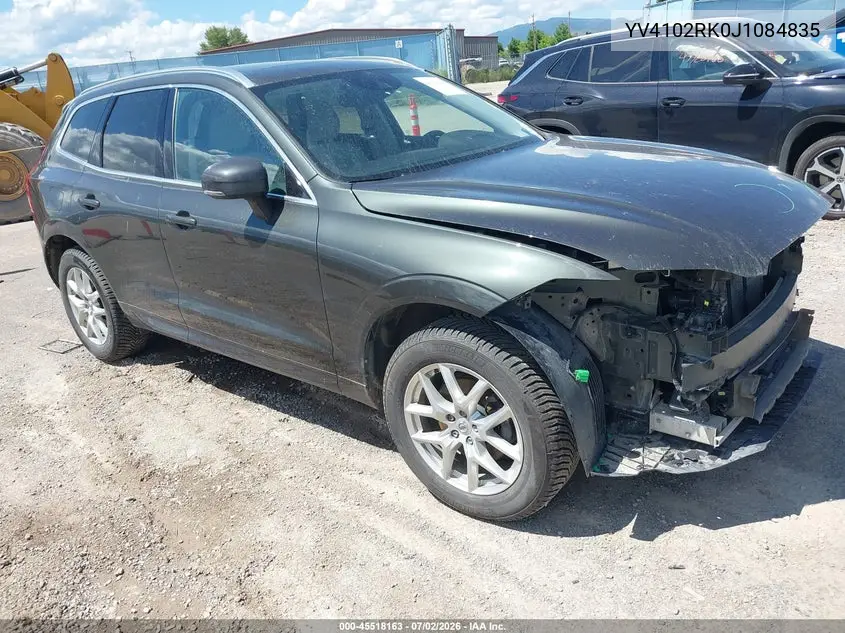 2018 Volvo Xc60 T5 Momentum VIN: YV4102RK0J1084835 Lot: 45518163