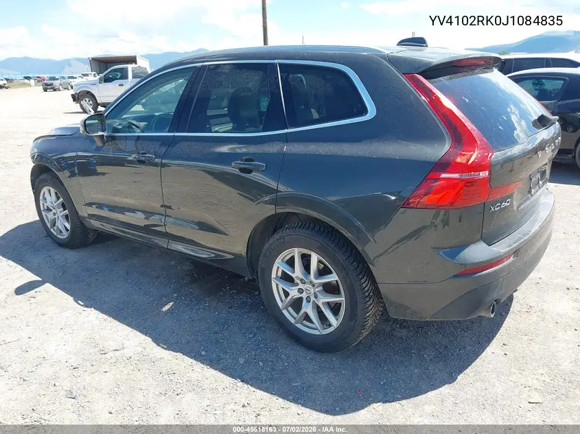 2018 Volvo Xc60 T5 Momentum VIN: YV4102RK0J1084835 Lot: 45518163