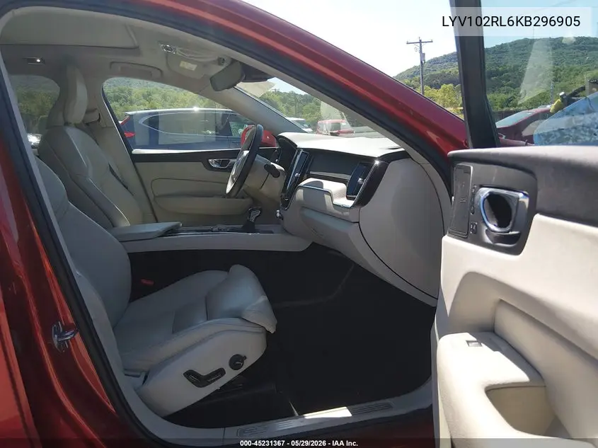 2019 Volvo Xc60 T5 Inscription VIN: LYV102RL6KB296905 Lot: 45231367