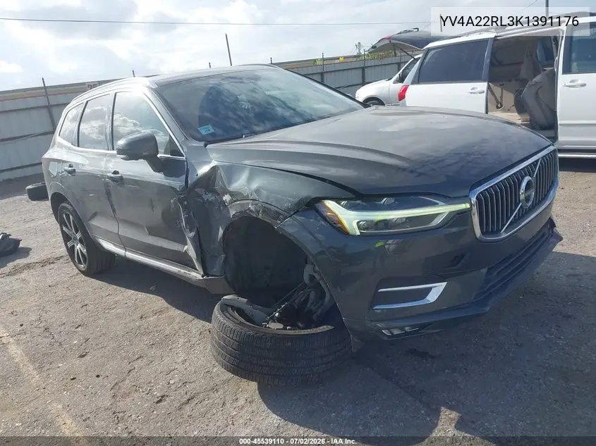 2019 Volvo Xc60 T6 Inscription VIN: YV4A22RL3K1391176 Lot: 45539110