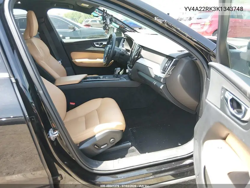 2019 Volvo Xc60 T6 Momentum VIN: YV4A22RK3K1343748 Lot: 45541376