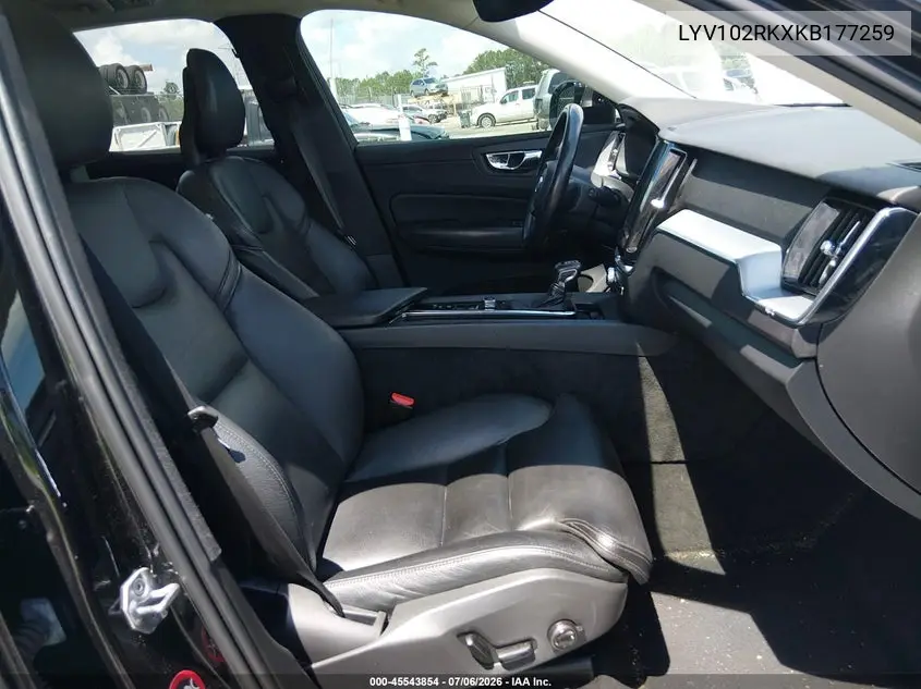 2019 Volvo Xc60 T5 Momentum VIN: LYV102RKXKB177259 Lot: 45543854