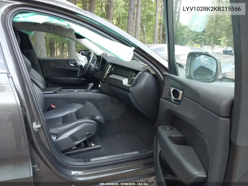 2019 Volvo Xc60 T5 Momentum VIN: LYV102RK2KB215566 Lot: 45558829