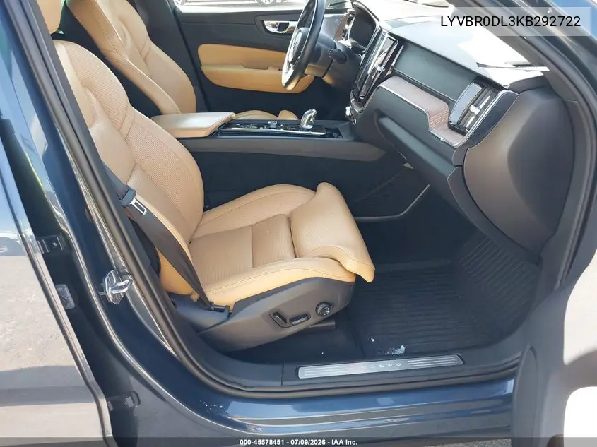 2019 Volvo Xc60 Hybrid T8 Inscription VIN: LYVBR0DL3KB292722 Lot: 45578451